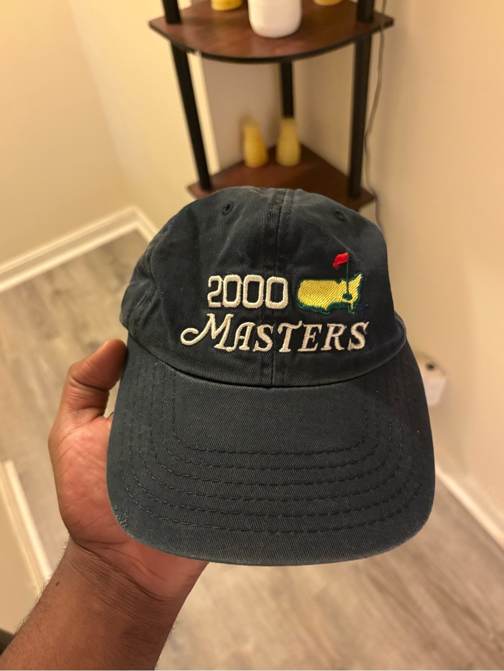2000 Masters Embroidered Navy Golf Cap